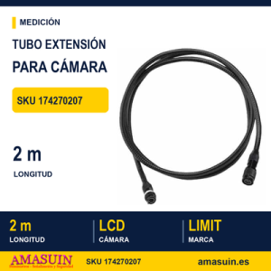 Tubo de extensión de 2 m para cámara LCD 2 m