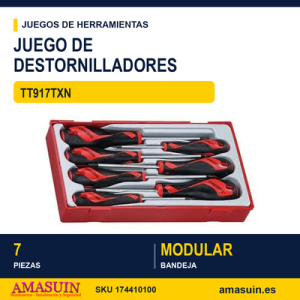 Juego de Destornilladores TX TT917TXN - 7 piezas
