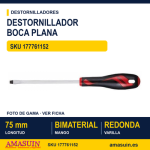 Destornillador Plano de Boca Estampada MD922N - 1 x 5,5 mm