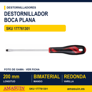 Destornillador Plano de Boca Estampada MD923N1 - 1,0 x 5,5 mm