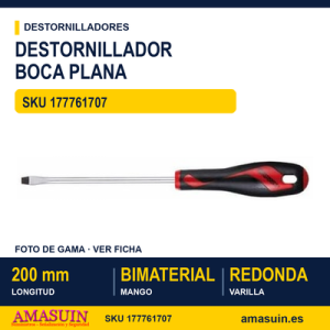 Destornillador Plano de Boca Estampada MD928N3 - 1,2 x 6,6 mm