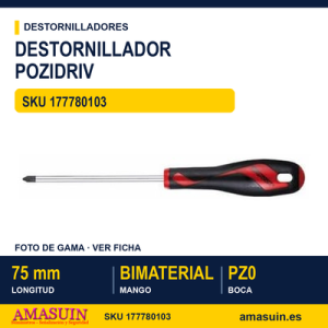 Destornillador de Boca PZ0 MD960N - 75 mm