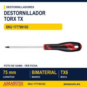 Destornillador de Boca TX-6 MD906TN - 75 mm