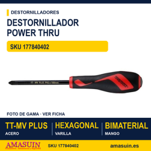 Destornillador PH2 X 100 mm POWER THRU MDT952N