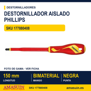Destornillador Aislado con Boca Phillips MDV846N - PH3