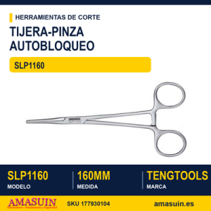 TIJERA-PINZA AUTOBLOQUEO RECTA SLP1160 - 160MM