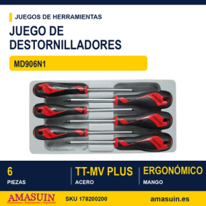 Juego de Destornilladores MD906N1 - 6 piezas