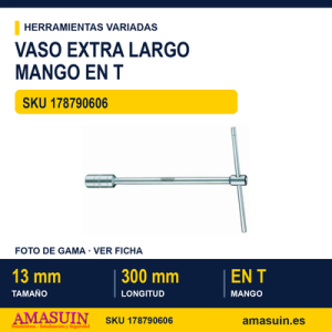 VASO EXTRA LARGO 3/8" TBSKT13 - 13MM