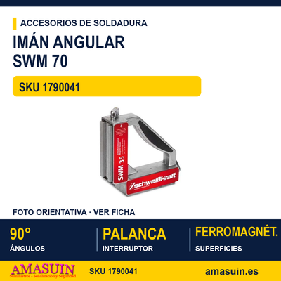 Imán Angular SWM 70. 1 Imán Angular SWM 70.