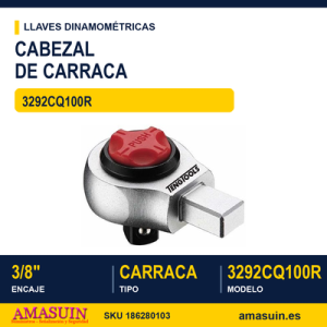 CABEZA DE CARRACA 3/8" 3292CQ100R CABEZA DE CARRACA 38" 3292CQ100R
