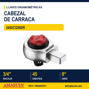 CABEZA DE CARRACA 3/4" 3492CQ500R CABEZA DE CARRACA 34" 3492CQ500R