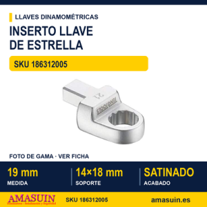 INSERTO LLAVE ESTRELLA 690819 - 19MM