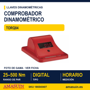 Comprovador de Llaves Dinamométricas TORQ04 25-500NM