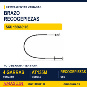 BRAZO RECOGEPIEZAS 4 GARRAS AT135M