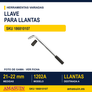 LLAVE PARA LLANTAS 1202A 21-22MM