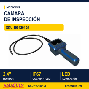 Cámara de Inspección Endoscópica LCD 2,4"