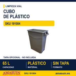 Cubo Plástico de 65 Litros