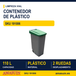 Contenedor Plástico de 110 Litros