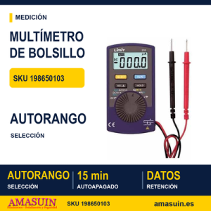 Multímetro de bolsillo 210
