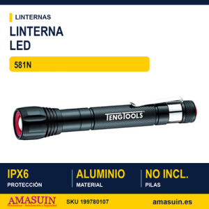 Linterna LED de luz blanca 581N