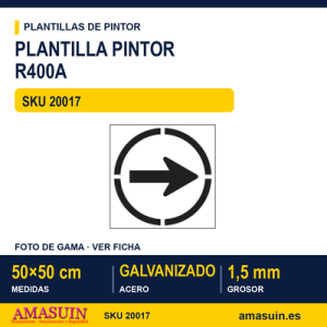 Plantilla Pintor 50x50cm R400A