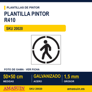 Plantilla Pintor 50x50cm R410