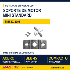 SOPORTE PARA MOTOR OBRA MINI STANDARD METALICO