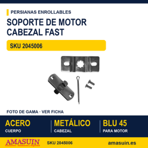 SOPORTE PARA MOTOR OBRA PARA CABEZAL FAST METALICO