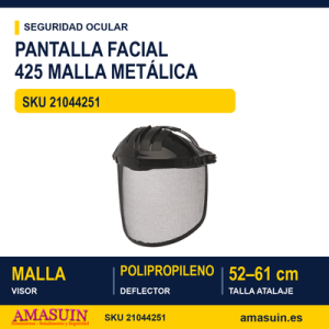 Pantalla Facial 425 Malla Metálica.