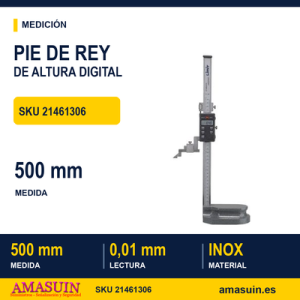 PIE DE REY DE ALTURA DIGITAL 500 mm