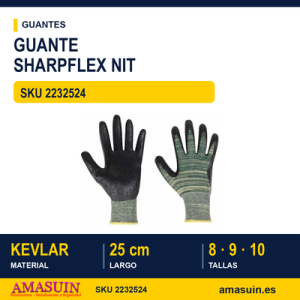 Guante Sharpflex Nit de Composite y Kevlar.