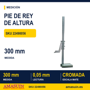 PIE DE REY DE ALTURA 300 mm