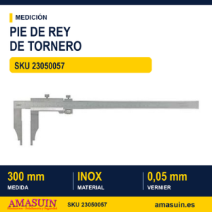 Pie de Rey de Tornero 300 mm