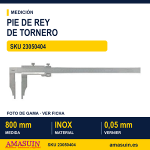 Pie de Rey de Tornero 800 mm