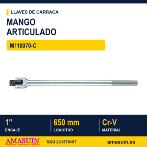 MANGO ARTICULADO PARA VASOS 1" M110070-C Vaso 1"