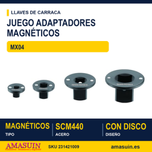 Juego de adaptadores magnéticos con Disco MX04