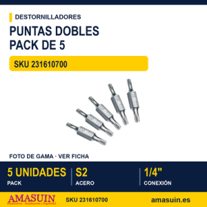 Puntas Dobles TX20 - TX25 TXX32202505 - 5 Unidades PUNTAS DOBLES TX20-TX25 TXX32202505