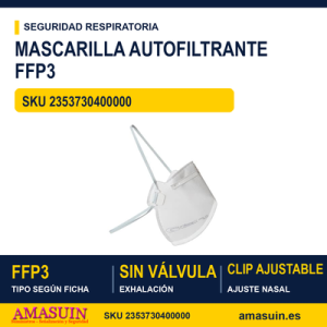 Mascarilla Autofiltrante FFP3