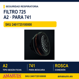 Filtro 725 A2 para Máscara 741