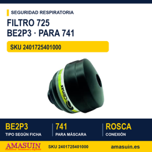 Filtro 725 BE2P3 para Máscara 741