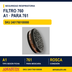 Filtro 760 A1 para Semi Máscara 761