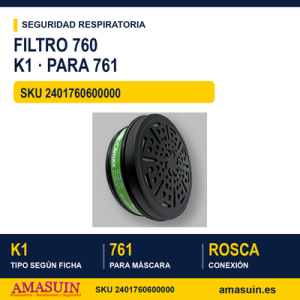 Filtro 760 K1 para Semi Máscara 761