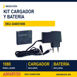 Kit cargador y batería para láser 1080