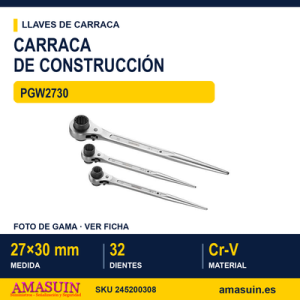 Llave Carraca Construcción PGW2730