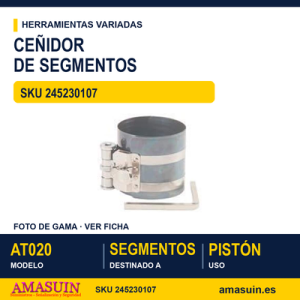 Ceñidor de segmentos de pistón AT020