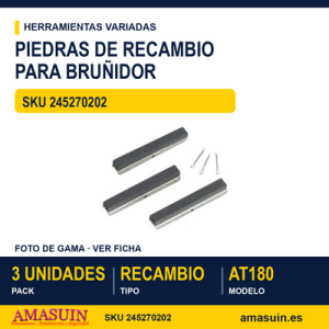 Piedras de recambio (3 u ) bruñidor AT180