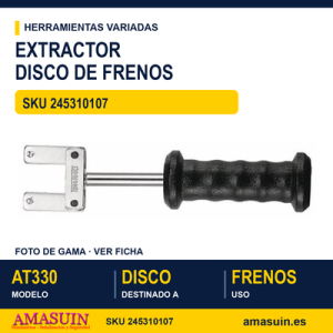 EXTRACTOR DE DISCO DE FRENOS AT330 Extractor de disco de frenos AT330