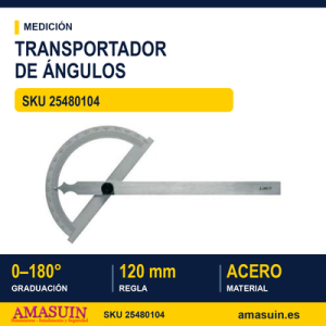 Transportador de Ángulos 2548 - 80 mm