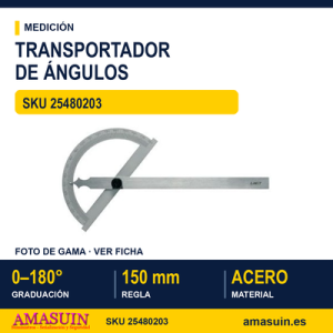 Transportador de Ángulos 2548-120 mm