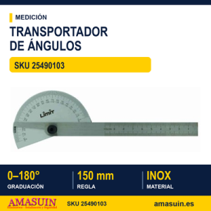 Transportador de Ángulos Protractor 2549-CIRC